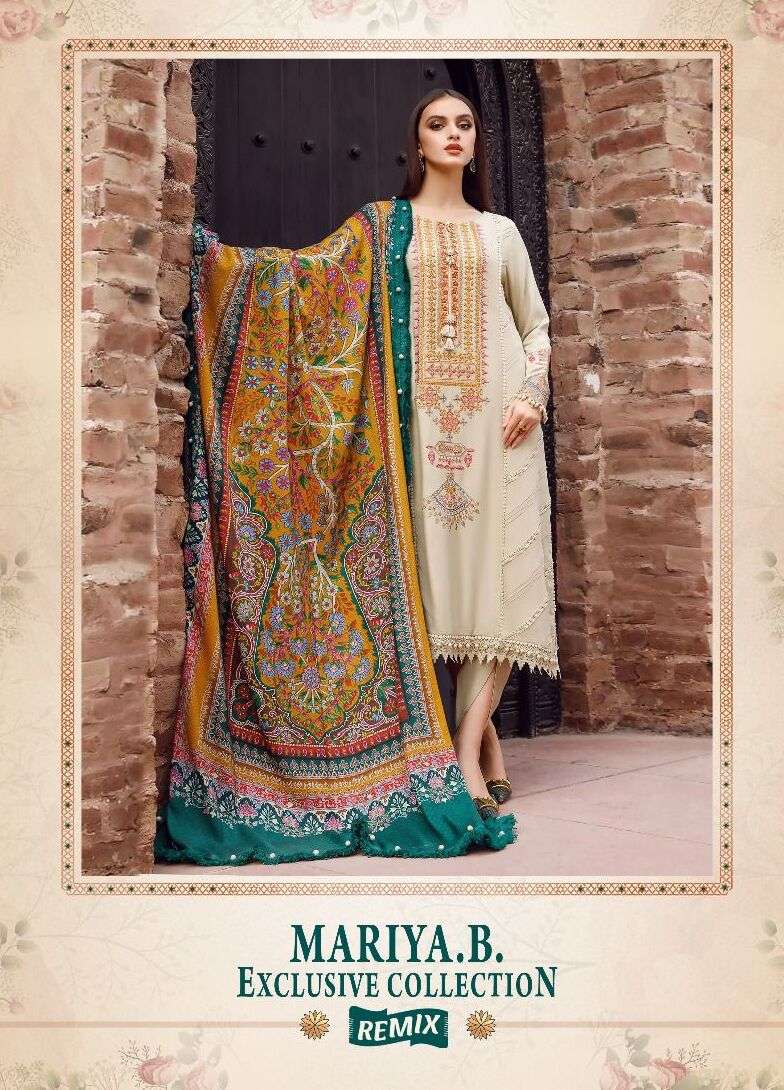 MARIYA.B. EXCLUSIVE COLLECTION REMIX BY SHREE FABS COTTON PAKISTANI DRESSES