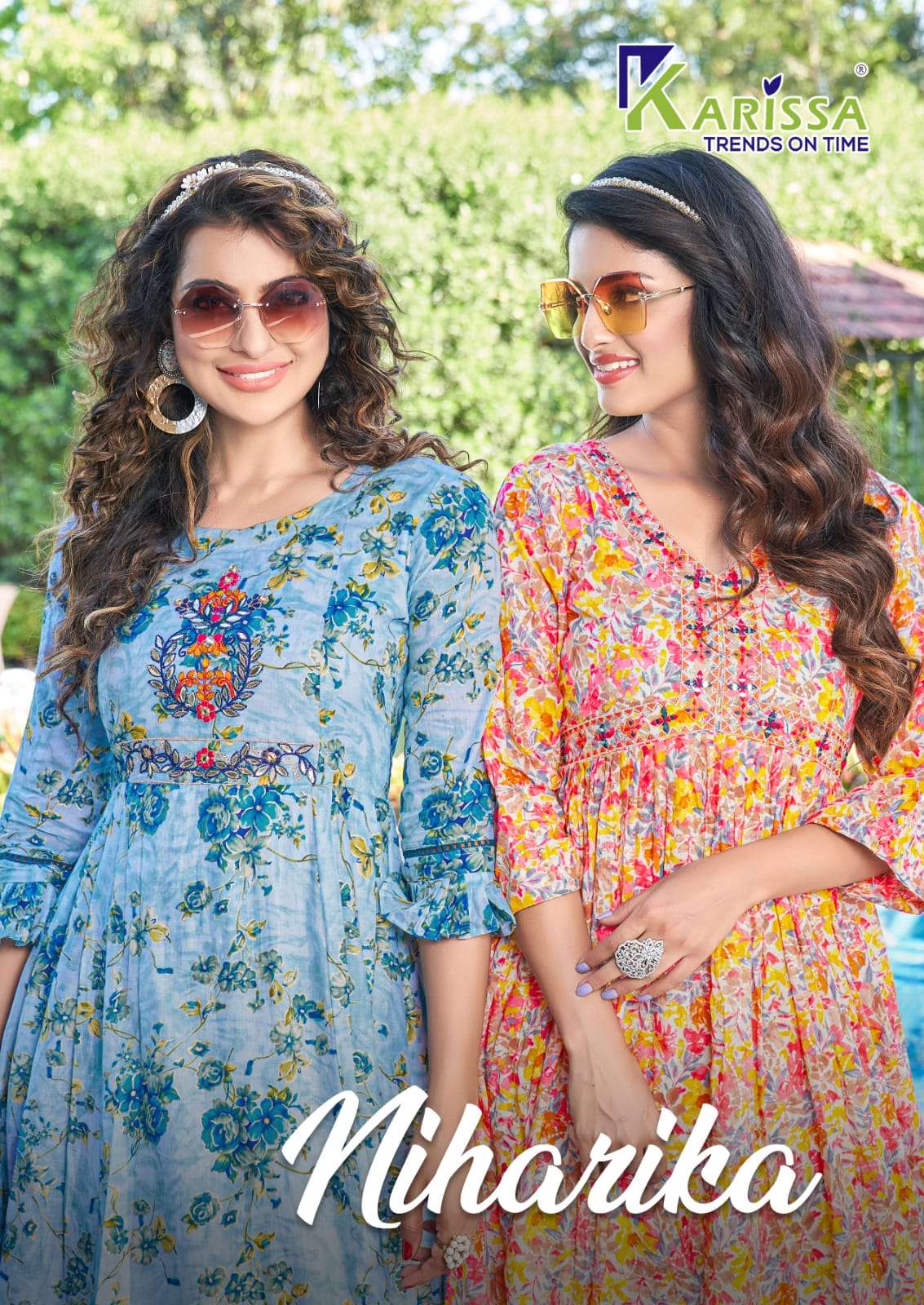 NIHARIKA BY KARISSA 1001 TO 1006 SERIES FANCY COTTON PRINT STITCHED DRESSES