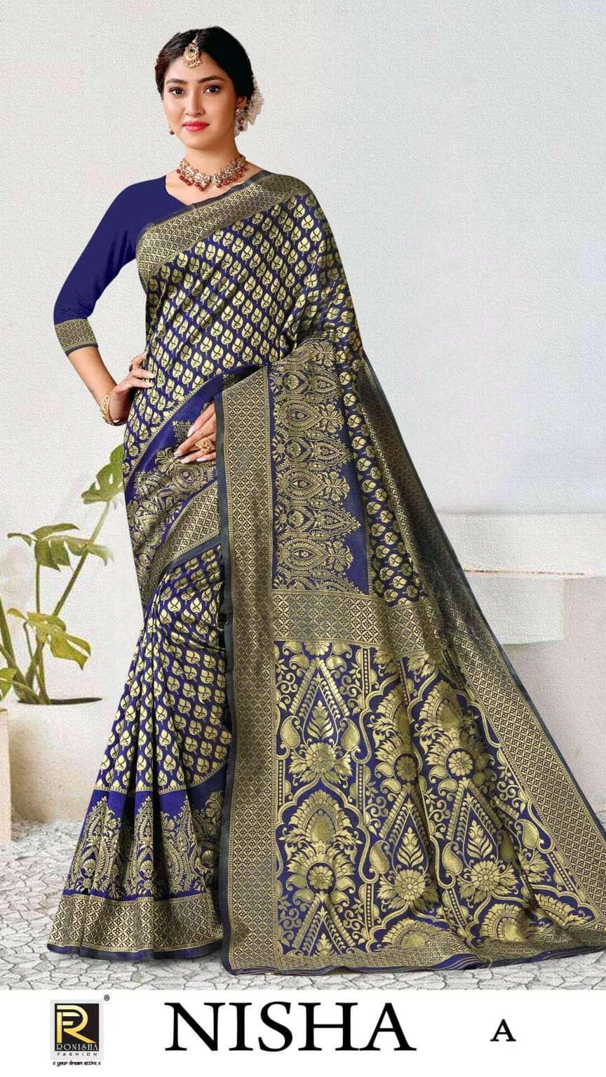 NISHA BY RONISHA FASHION DESIGNER FANCY SILK SAREES