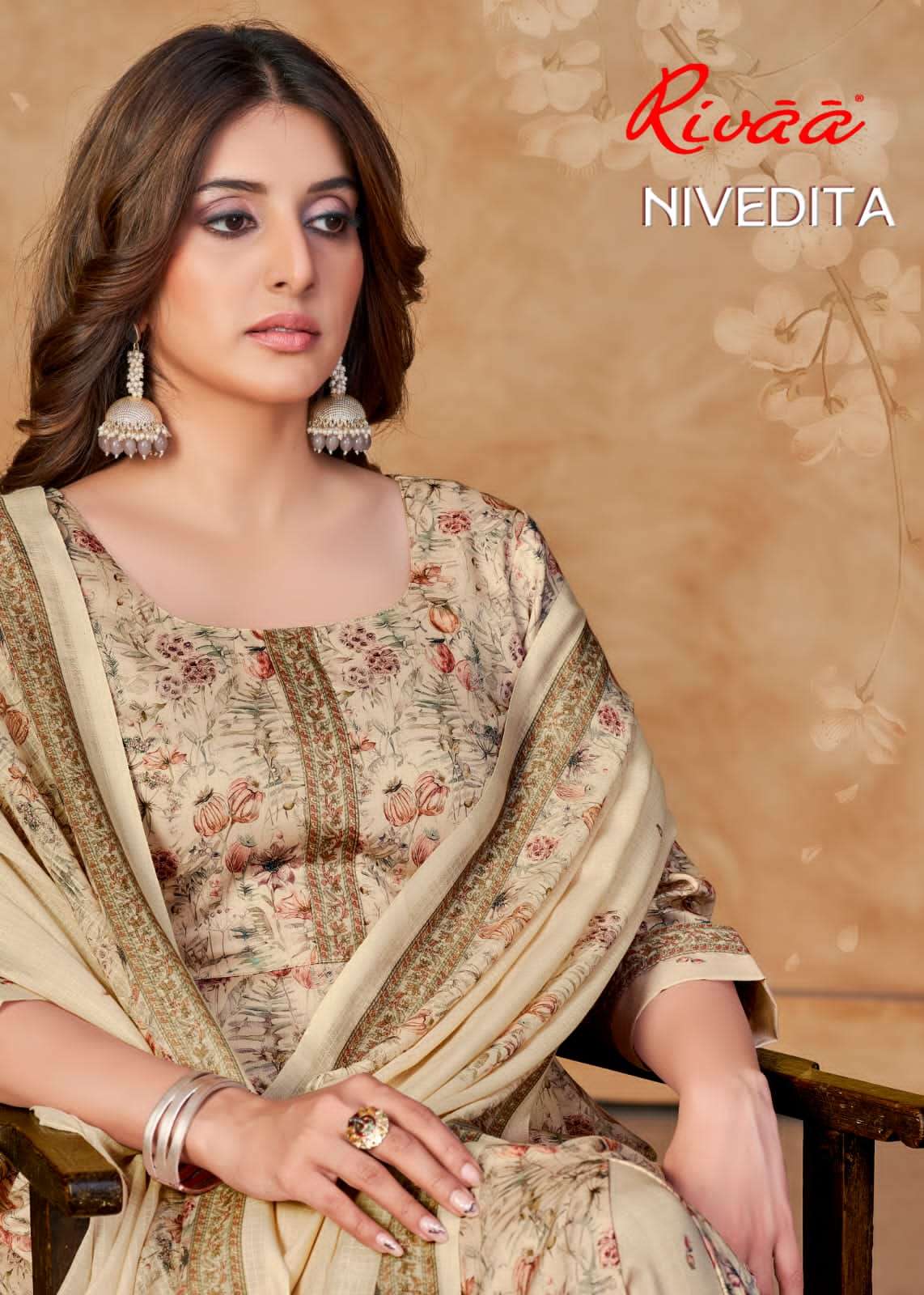 NIVEDITA BY RIVAA 4001-A TO 4004-B SERIES FANCY JAM SATIN DIGITAL PRINT DRESSES