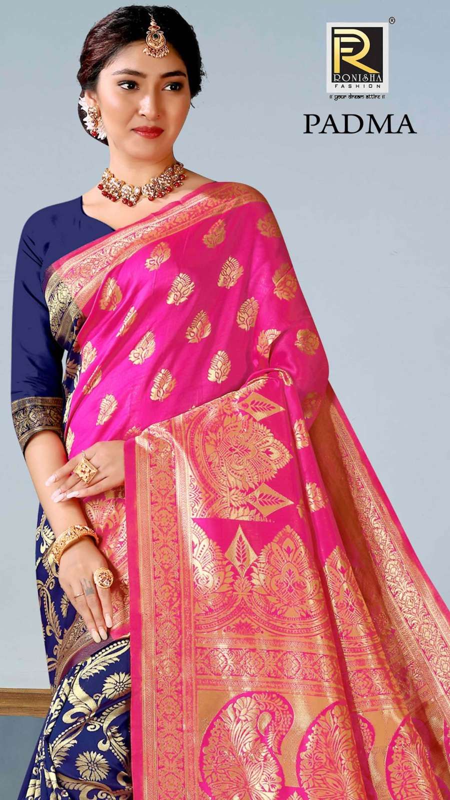 PADMA BY RONISHA FASHION DESIGNER FANCY SILK SAREES