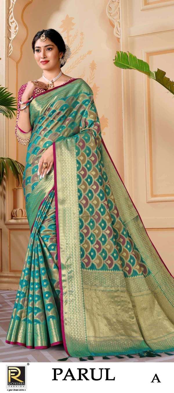 PARUL BY RONISHA FASHION DESIGNER BANARASI SILK SAREES