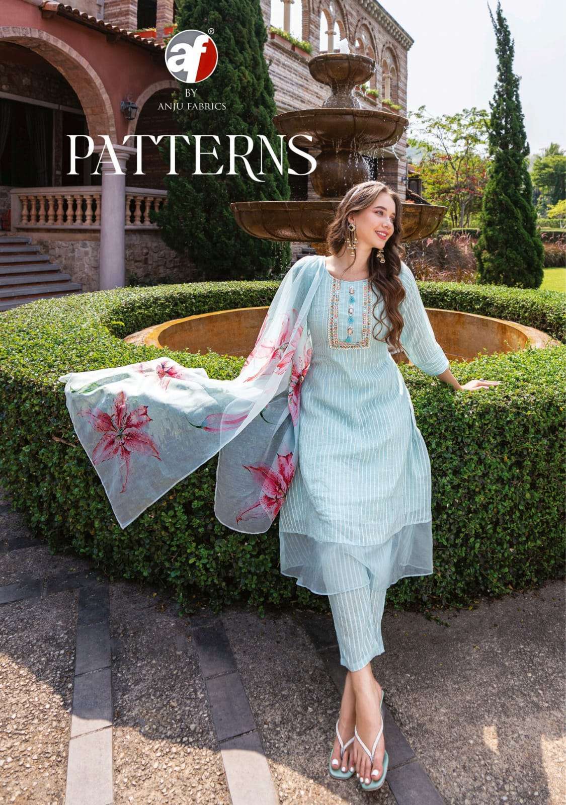 PATTERNS BY ANJU FABRICS 2981 TO 2986 SERIES PURE COTTON DRESSES