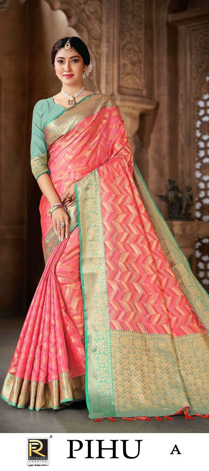 PIHU BY RONISHA FASHION DESIGNER BANARASI SILK SAREES