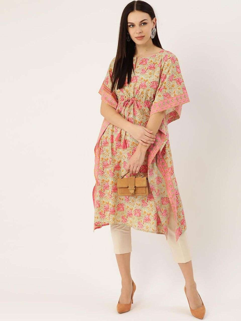 RASHI KAFTAN VOL-3 BY ASLIWHOLESALE DESIGNER COTTON FLORAL PRINT KAFTAN 