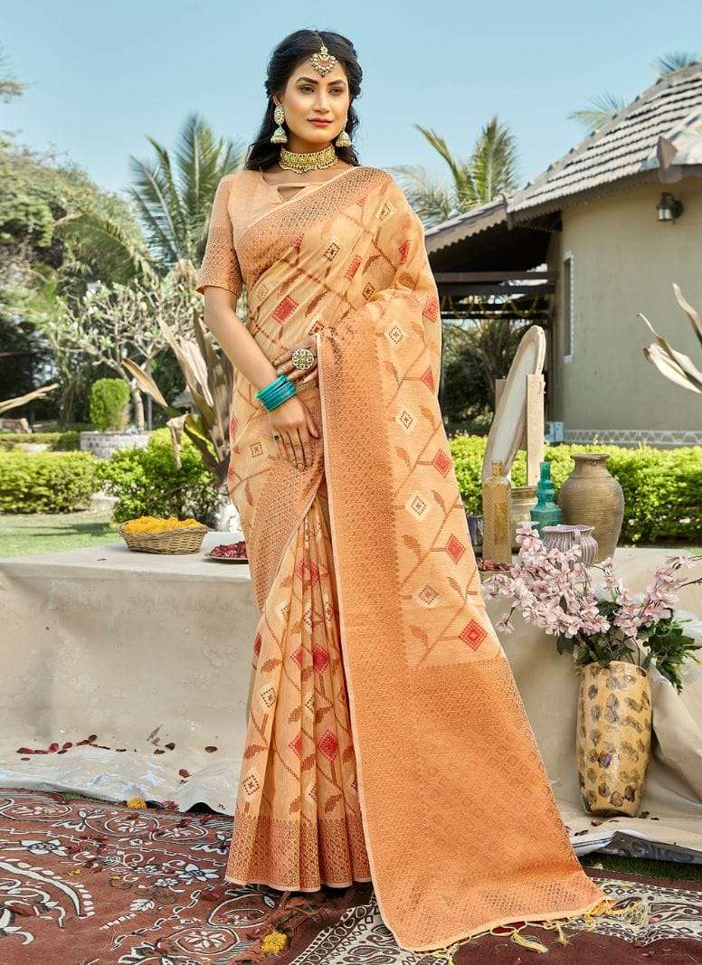 ROOP MILAN BY BUNAWAT 1001 TO 1006 SERIES DESIGNER COTTON WORK SAREES