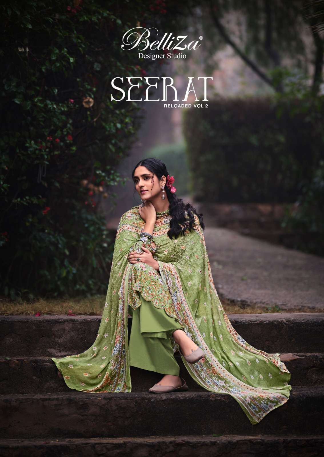 SEERAT VOL-2 BY BELLIZA 775-001 TO 775-010 SERIES COTTON EMBROIDERY DRESSES