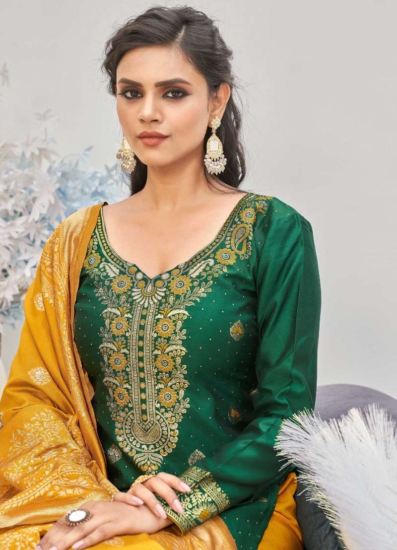 SHLOKA VOL-3 BY ASLIWHOLESALE 303 TO 306 SERIES SILK DRESSES