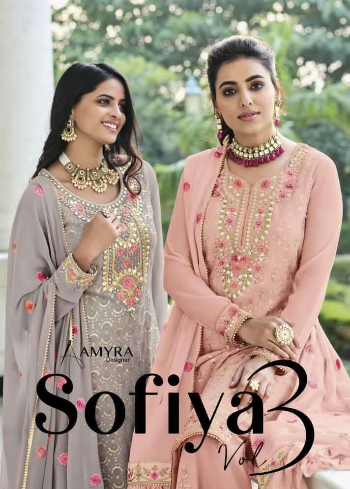 SOFIYA VOL-03 BY AMYRA DESIGNER 509 TO 512 SERIES GEORGETTE DRESSES