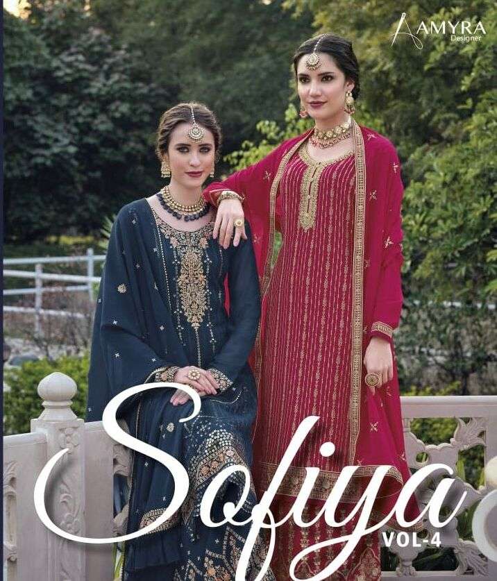 SOFIYA VOL-04 BY AMYRA DESIGNER 513 TO 516 SERIES GEORGETTE DRESSES