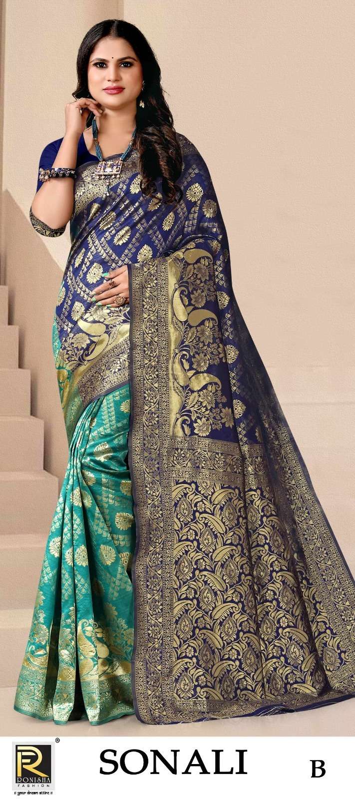 SONALI BY RONISHA FASHION DESIGNER FANCY SILK SAREES