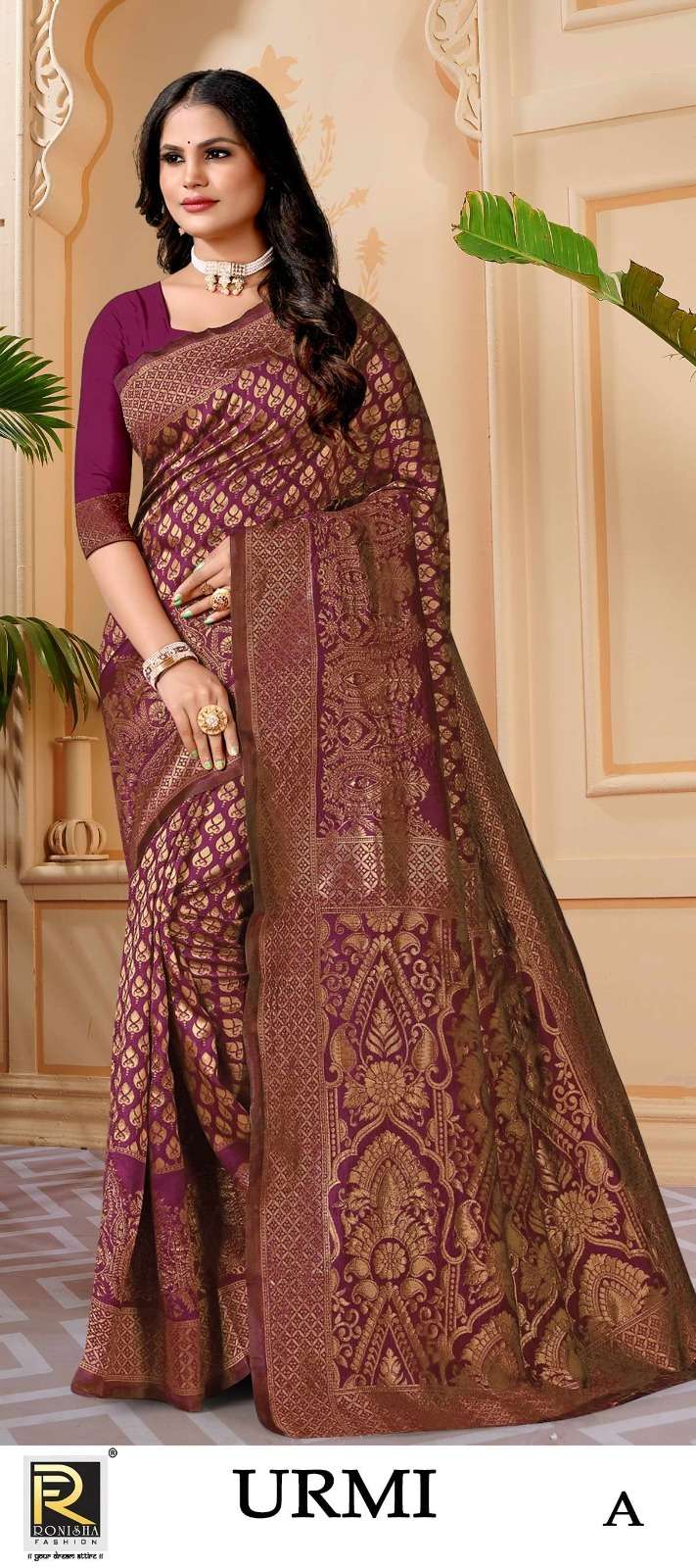 URMI BY RONISHA FASHION DESIGNER FANCY SILK SAREES