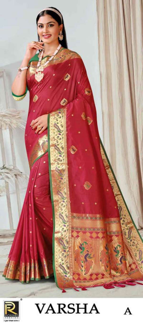 VARSHA BY RONISHA FASHION DESIGNER BANARASI SILK SAREES