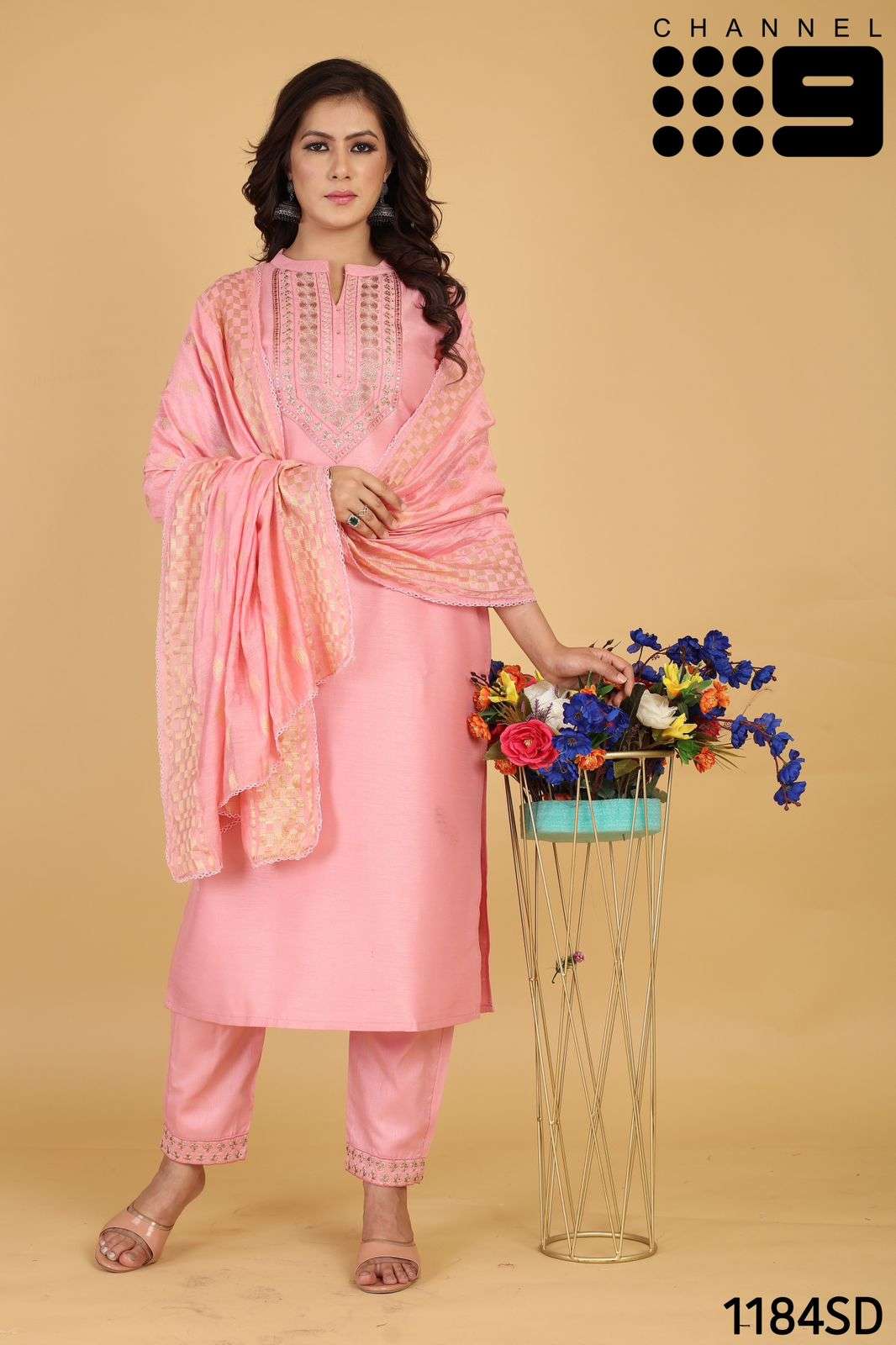 1184 TO 1189 SERIES BY CHANNEL 9 DESIGNER COTTON BLEND DRESSES