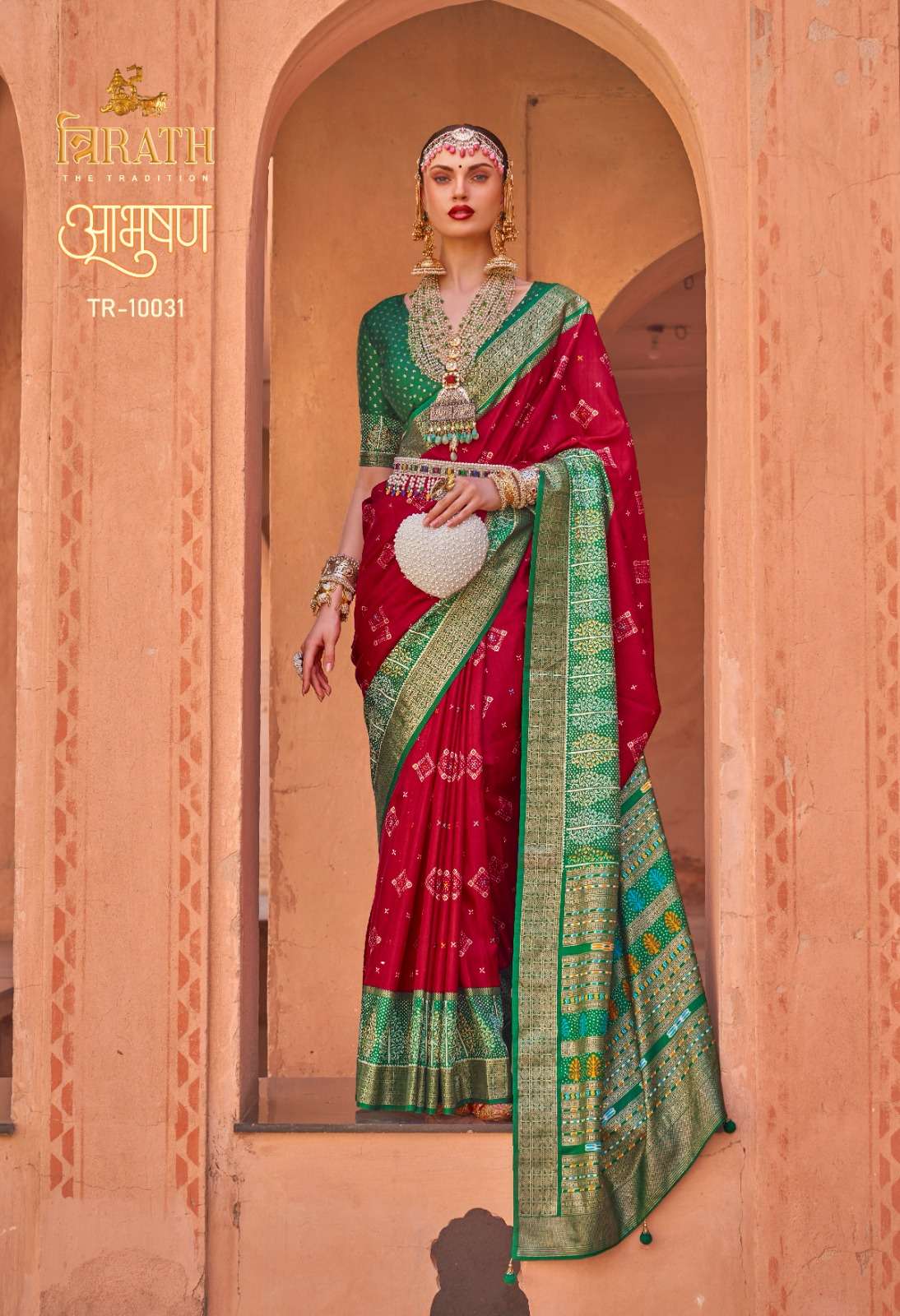 AABUSHAN PURE PATOLA VOL- 3 BY REWAA 10031  TO 10042 SERIES DESIGNER SIGMA WORK SILK SAREES