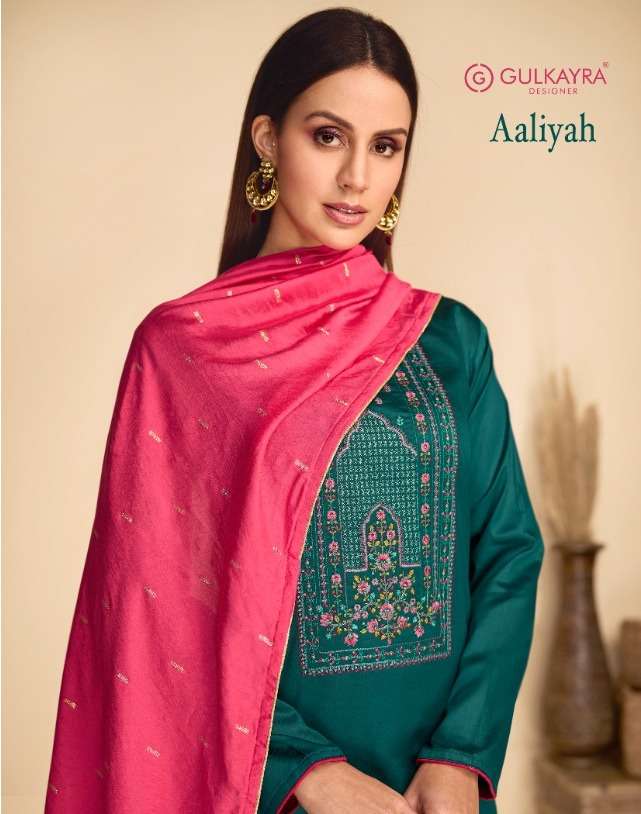 AALIYAH BY GULKAYRA 7157 TO 7162 SERIES HEAVY JAM COTTON  DRESSES