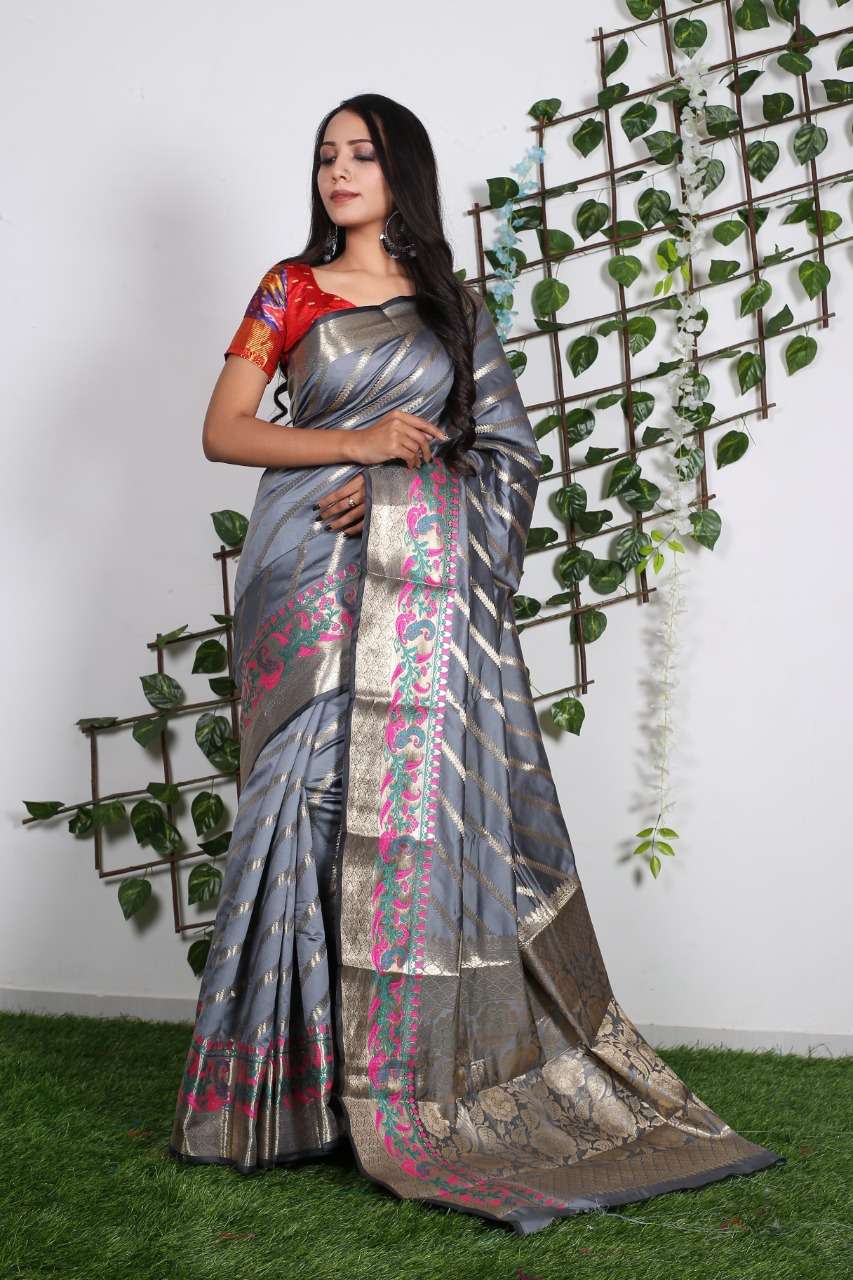 ARONICA BY ASLIWHOLESALE DESIGNER SOFT SILK PRINT SAREES