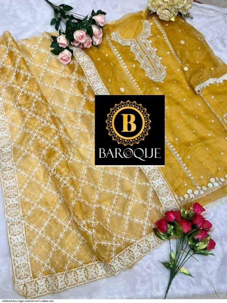 BAROQUE ORGANZA DESIGN BY BAROQUE DESIGNER ORGANZA WORK PAKISTANI DRESS