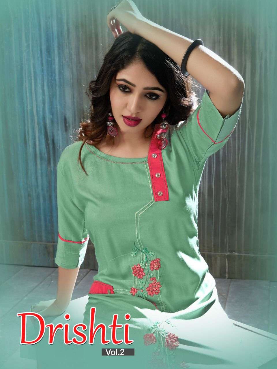 BEAUTY QUEEN DRISHTI VOL-2 BY ASLIWHOLESALE DESIGNER RAYON KURTIS