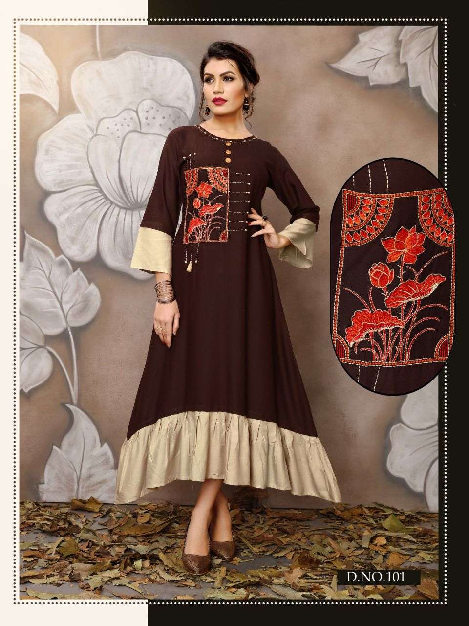 BEAUTY QUEEN FLORA VOL-1 BY ASLIWHOLESALE DESIGNER RAYON KURTIS