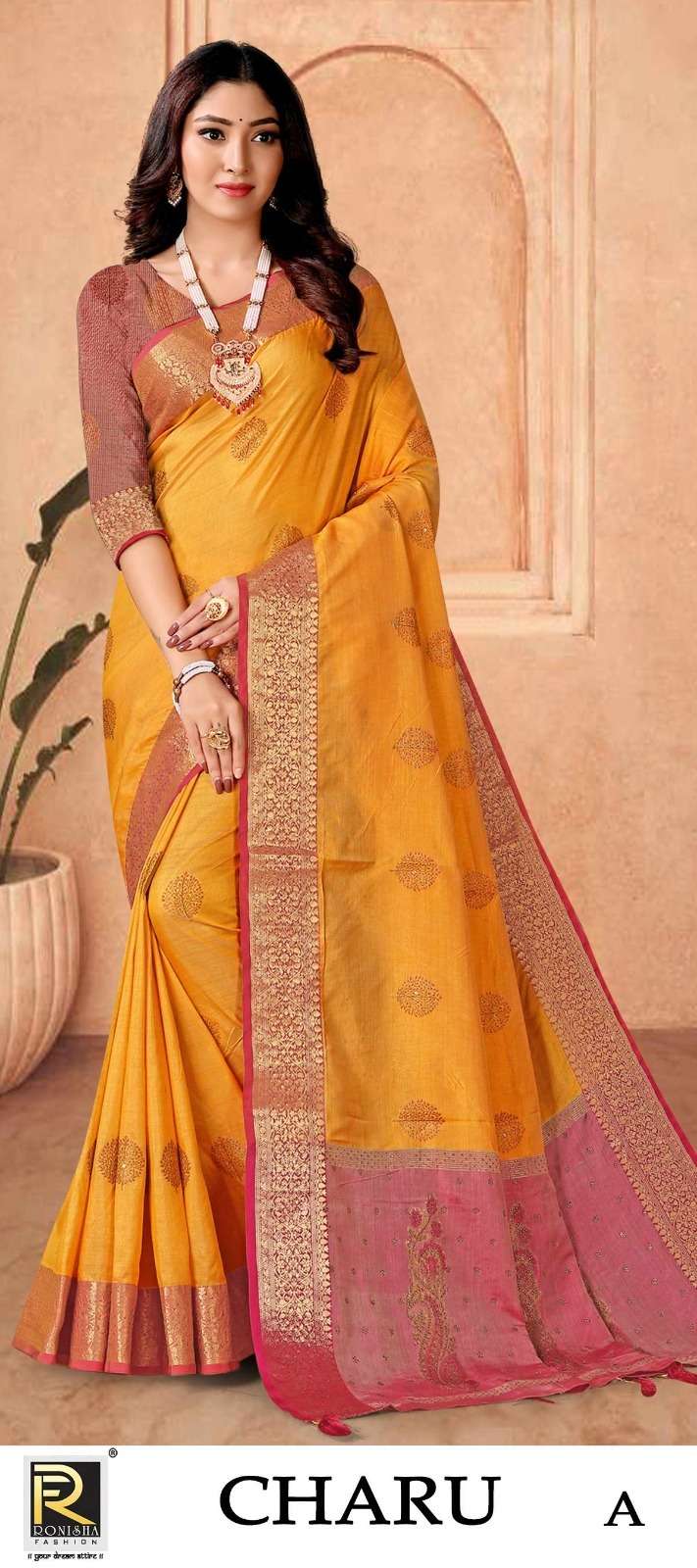 CHARU BY RONISHA FASHION DESIGNER BANARASI SILK SAREES