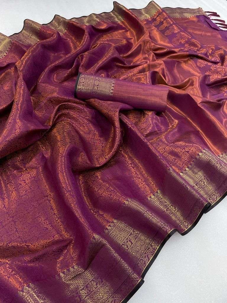 CHARU VOL-4 BY ASLIWHOLESALE DESIGNER KUBERA PATTU SILK SAREES