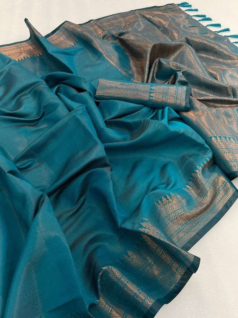 CHARU VOL-9 BY ASLIWHOLESALE DESIGNER KUBERA PATTU SILK SAREES