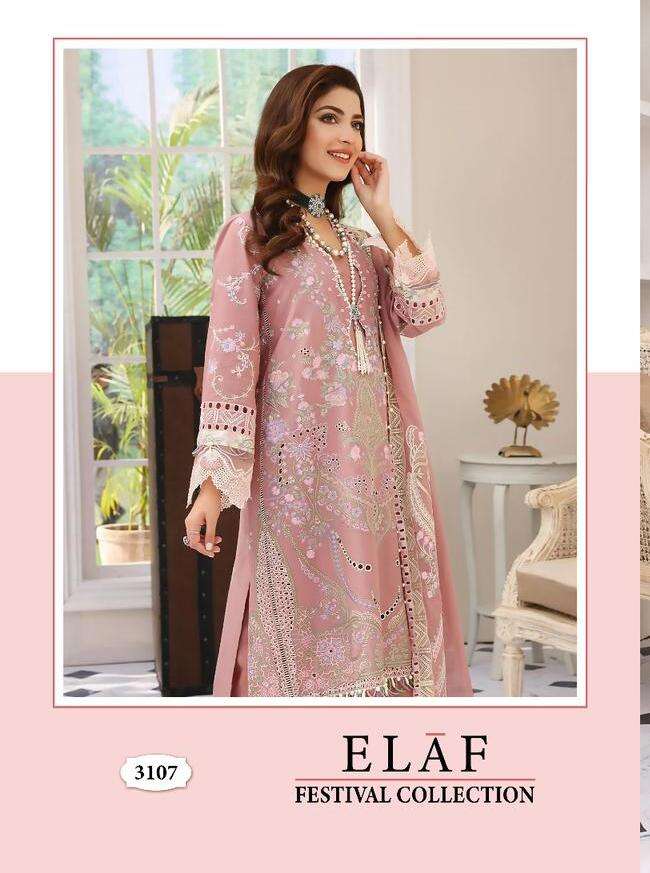 ELAF FESTIVAL COLLECTION BY SHREE FABS 3104 TO 3109 SERIES LAWN PAKISTANI DRESSES