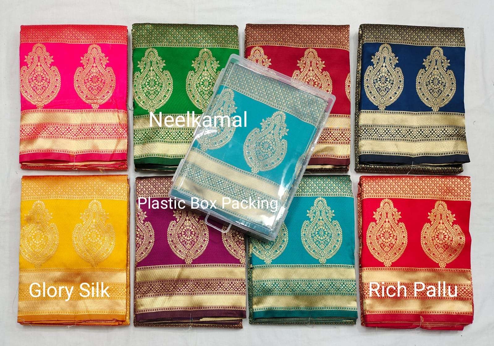 GLORY SILK-2 BY NEELKAMAL SAREES INDIAN LATEST DESIGNER SILK SAREES