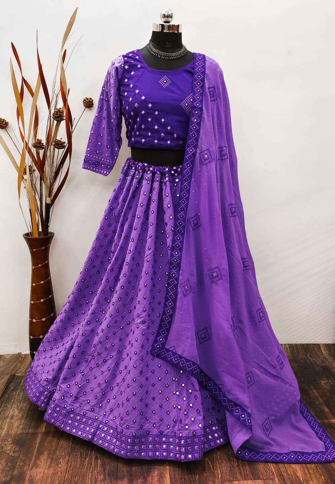 GP AASHI VOL-2 BY ASLIWHOLESALE DESIGNER SATIN SILK LEHENGAS