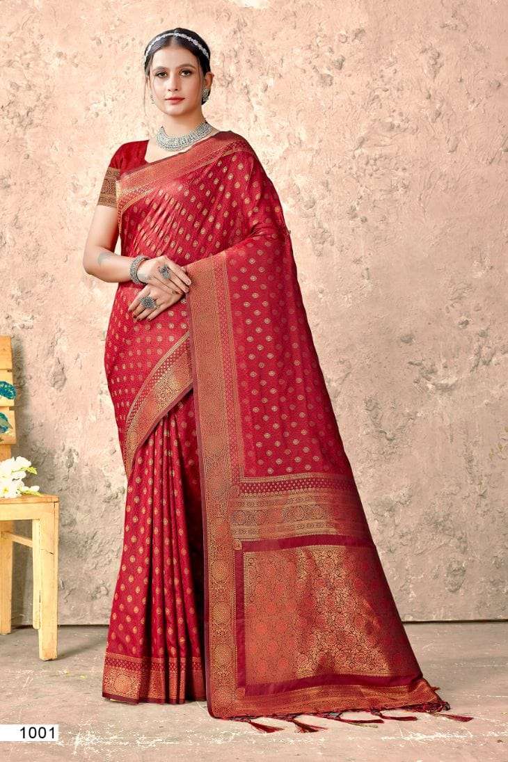 GULSHAN BY BUNAWAT 1001 TO 1006 SERIES DESIGNER SILK WORK SAREES