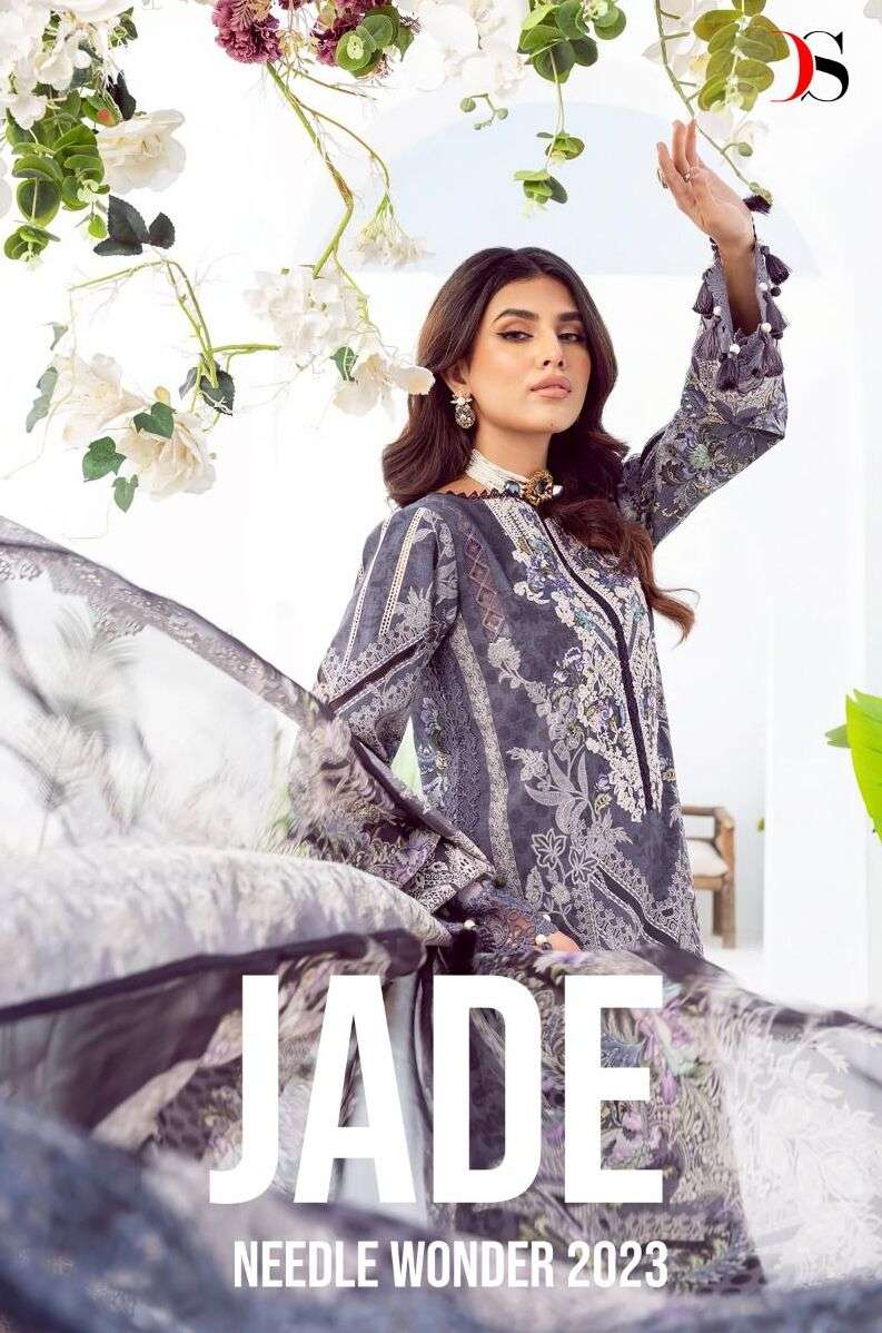 JADE NEEDLE WONDER 23 BY DEEPSY SUITS 3161 TO 3168 SERIES COTTON DRESSES