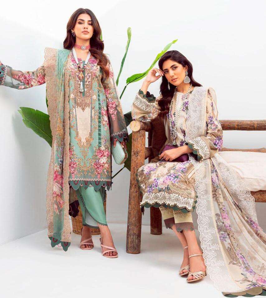 JADE NEEDLE WONDER 23 VOL-2 BY DEEPSY SUITS 3181 TO 3188 SERIES COTTON DRESSES