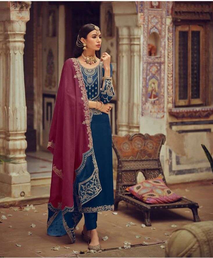 KUCHH KHAAS VOL-5 BY IBIZA 1051 TO 1058 SERIES PURE BEMBARG SILK DRESSES