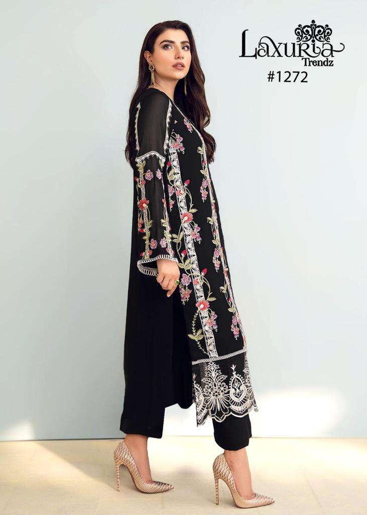 LAXURIA 1272 BY LAXURIA TRENDZ HEAVY DESIGNER FAUX GEORGETTE DRESSES