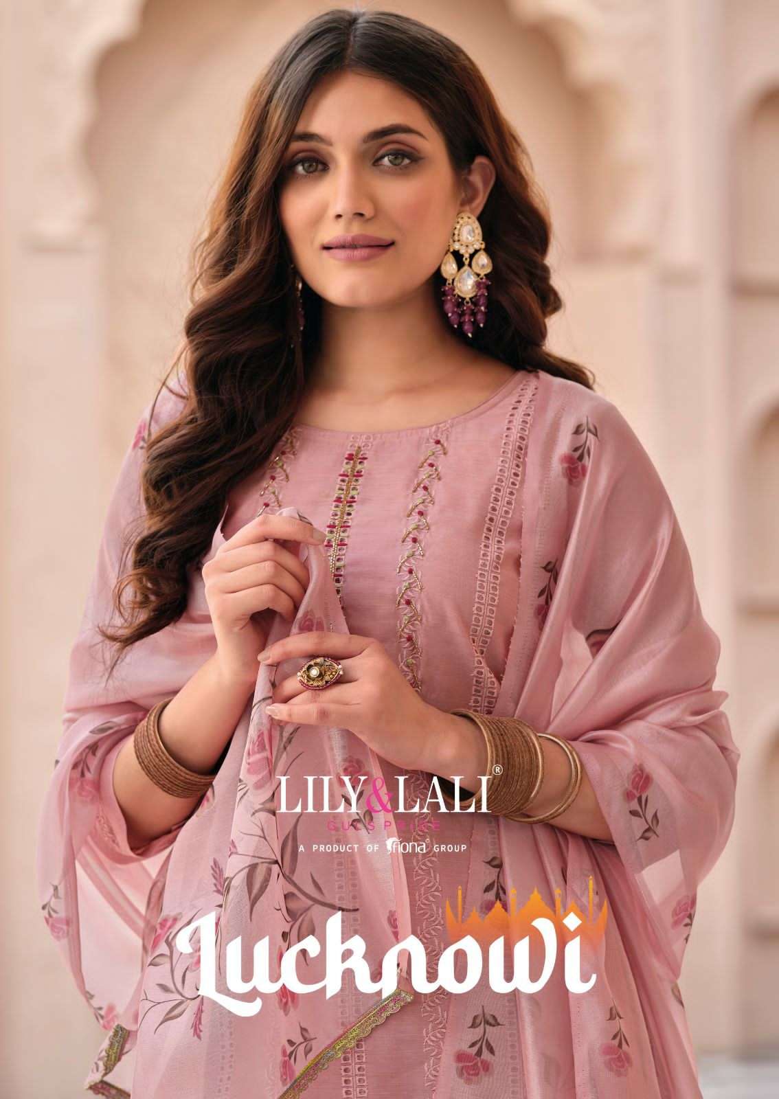 LUCKNOWI BY LILY AND LALI 12201 TO 12206 SERIES HANDWORK SILK DRESSES