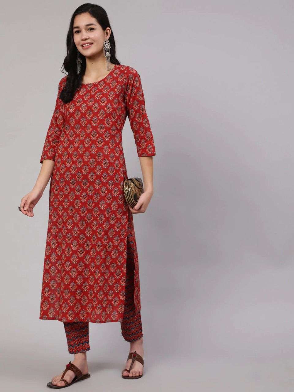 MAISHA VOL-20 BY ASLIWHOLESALE DESIGNER FACNY COTTON KURTI WITH PANT