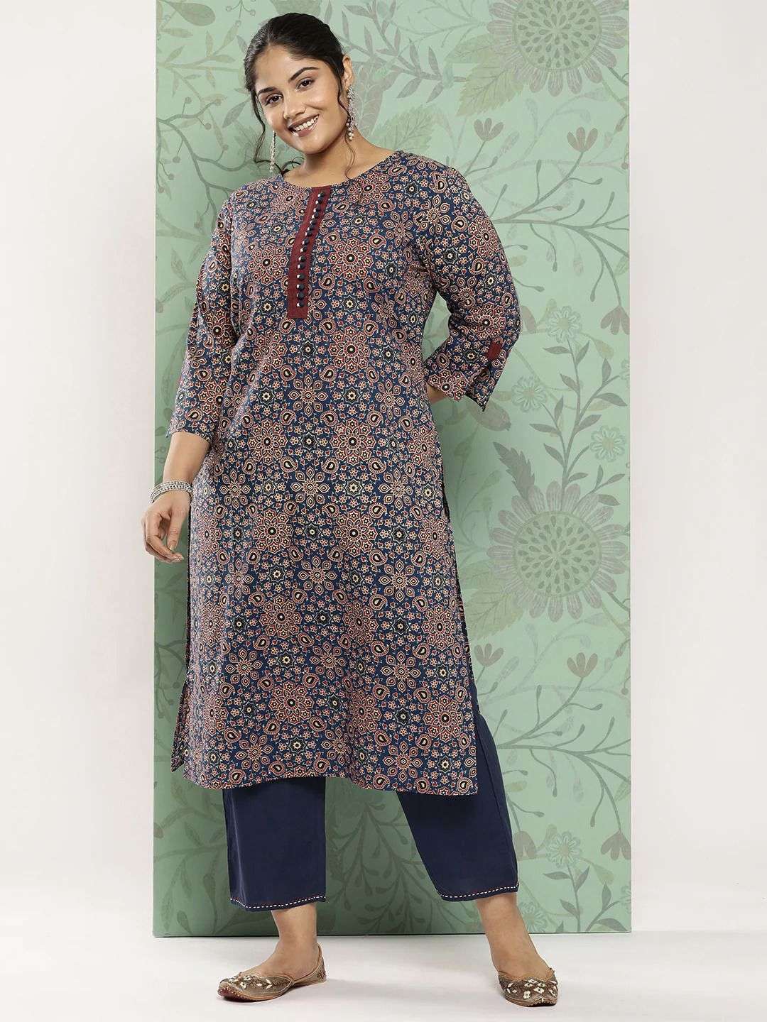 MAISHA VOL-45 BY ASLIWHOLESALE DESIGNER FACNY COTTON KURTI WITH PANTS