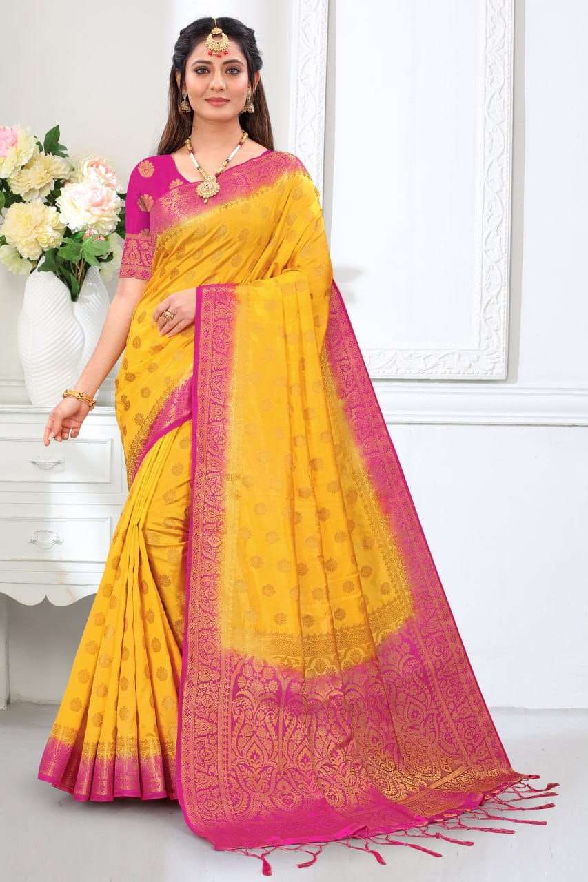 MALLIKA SILK BY ASLIWHOLESALE DESIGNER SOFT ZARI SILK SAREES