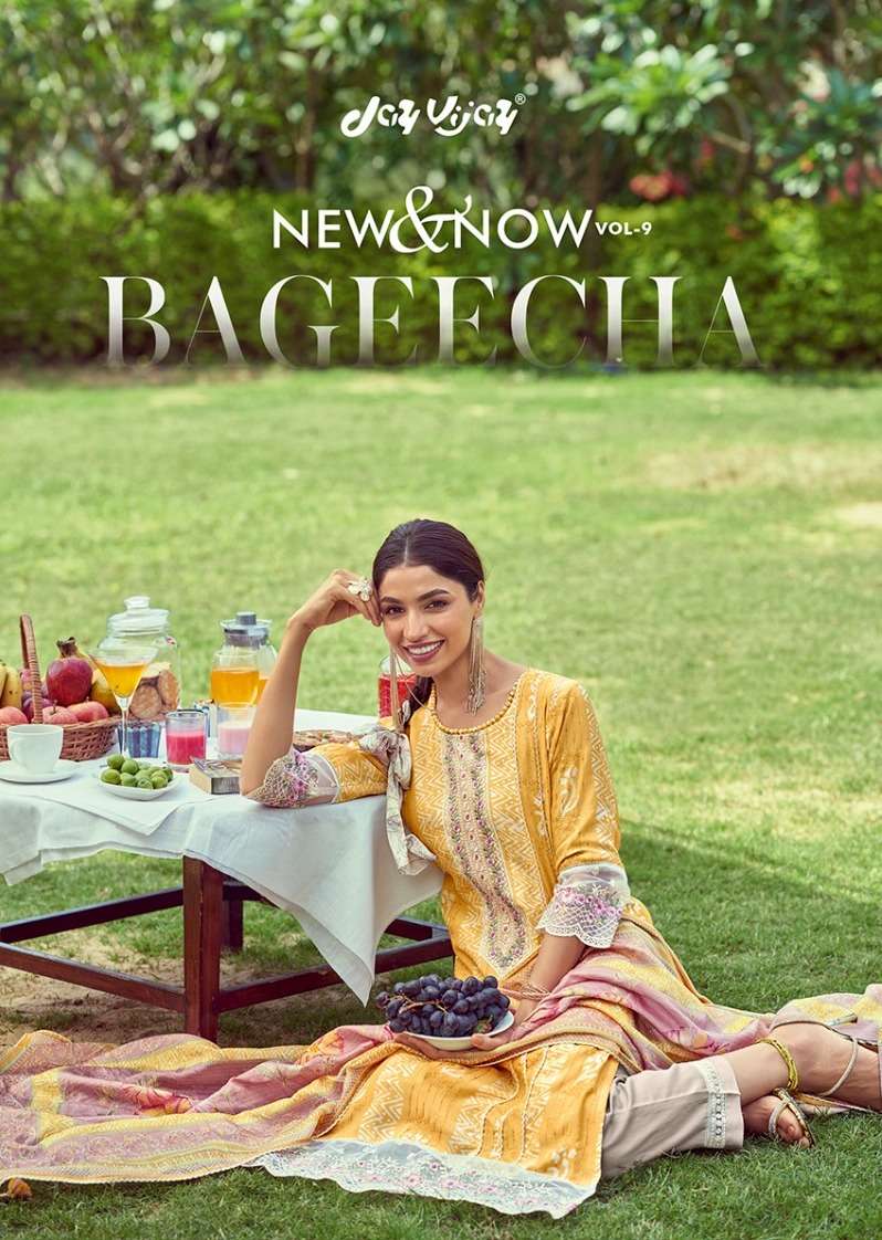 NEW&NOW VOL-9 BAGEECHA BY JAY VIJAY DESIGNER SILK EMBROIDERY DRESSES