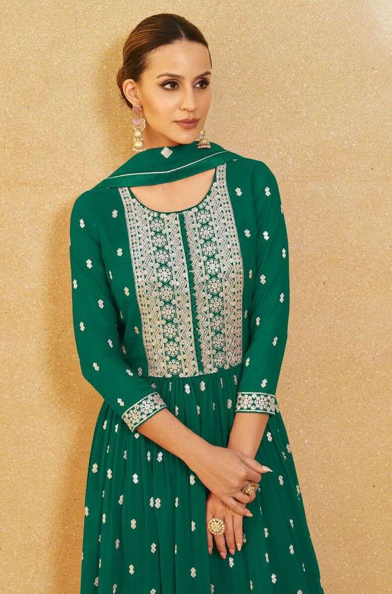 NURA BY AASHIRWAD CREATION 9613 TO 9618 SERIES GEORGETTE DRESSES