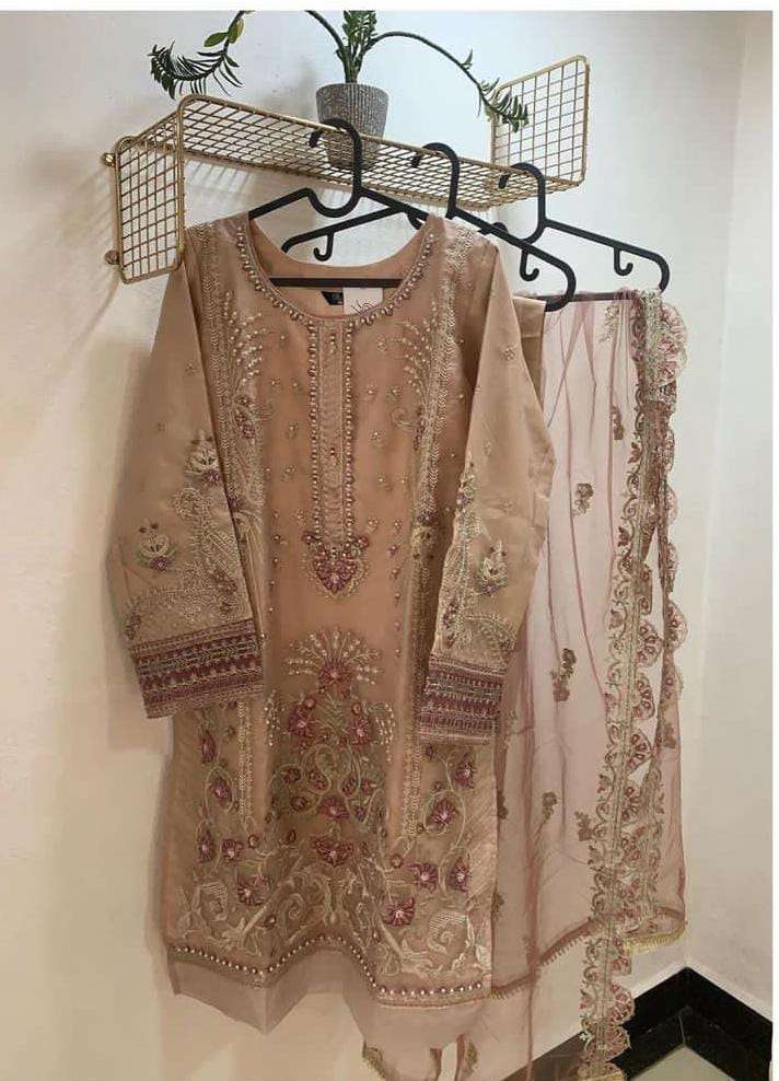 ORGANZA READYMADE HITS BY ASLIWHOLESALE ORGANZA EMBROIDERY PAKISTANI DRESS