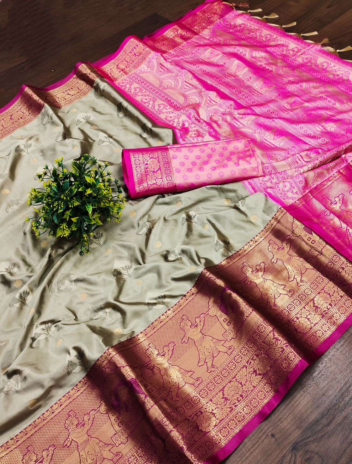 PALKHI BY ASLIWHOLESALE DESIGNER SOFT SILK WITH ZARI WORK SAREES