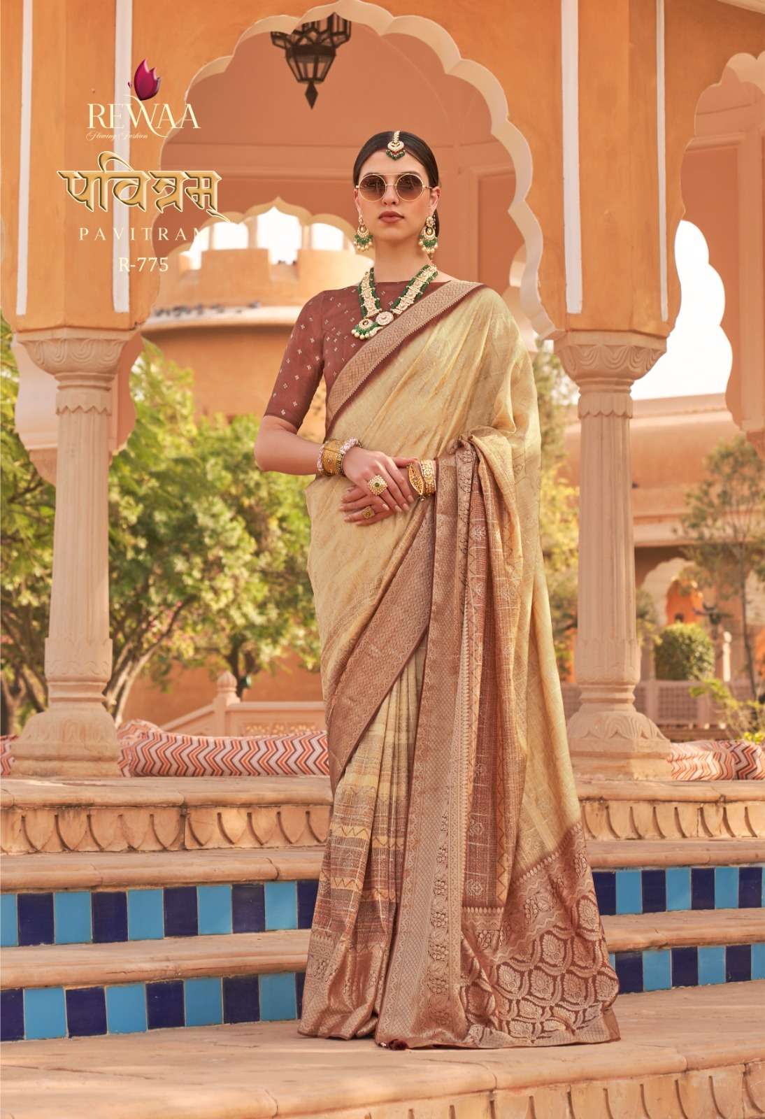 PAVITRAM BY REWAA 775 TO 783 SERIES DESIGNER PURE KACHHI SILK SAREES