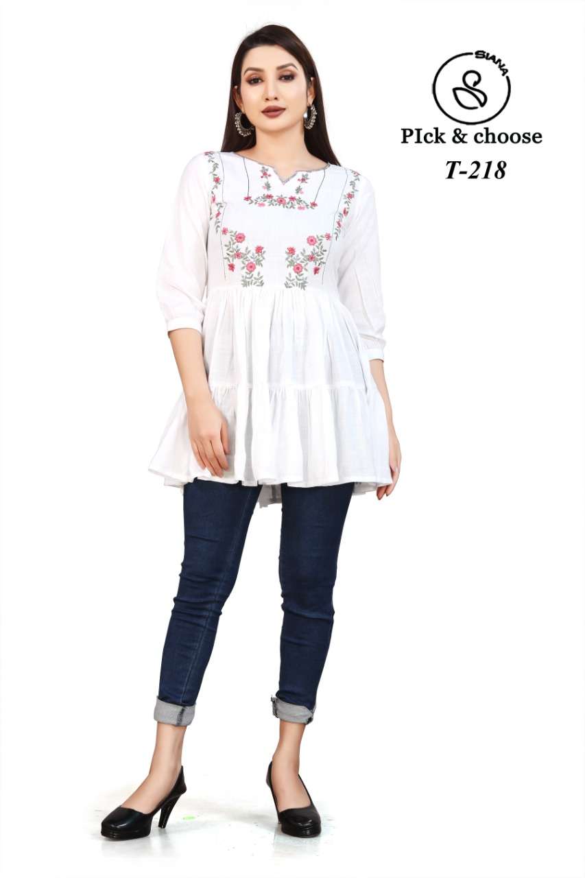 PICK & CHOOSE KURTI BY ASLIWHOLESALE DESIGNER RAYON WORK KURTIS