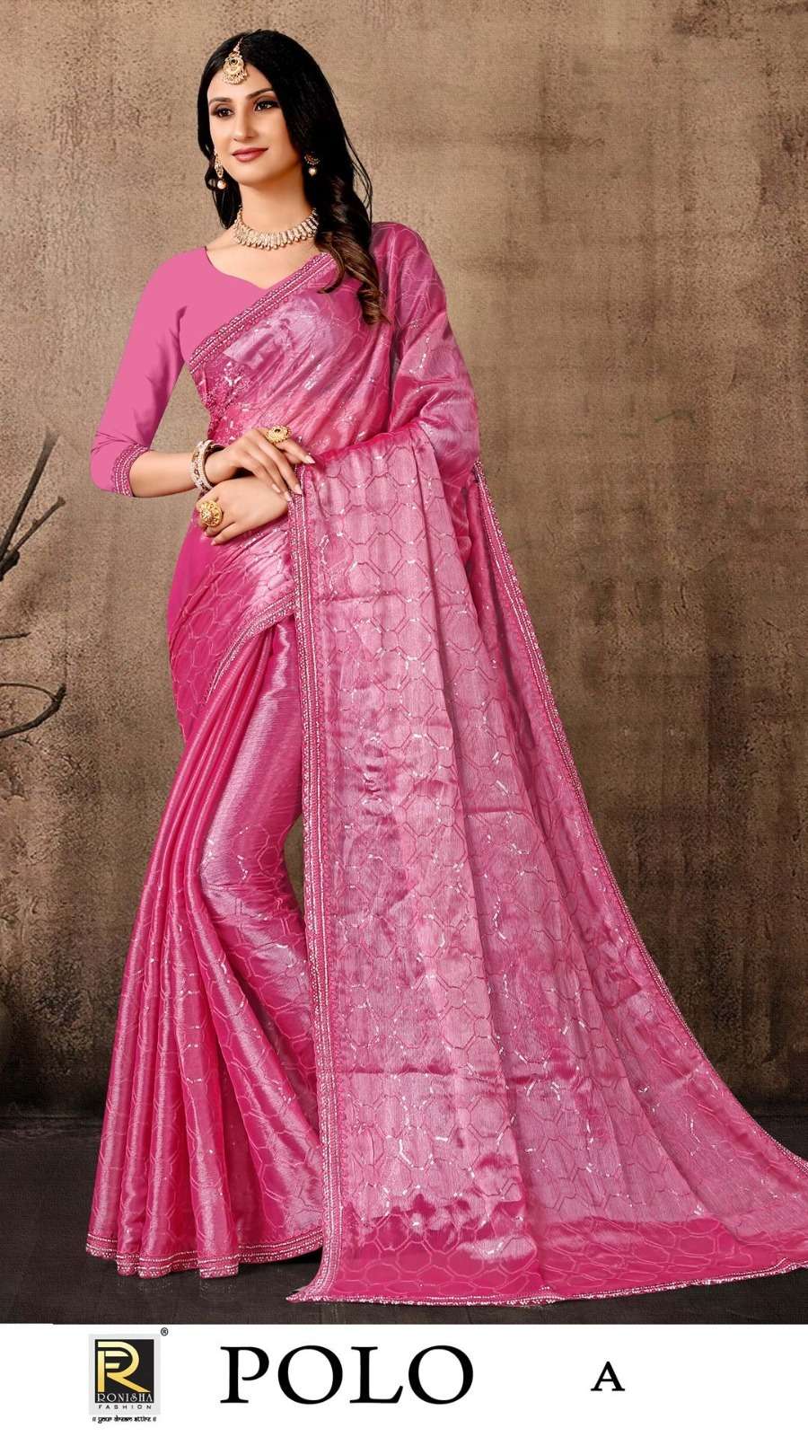 POLO BY RONISHA FASHION DESIGNER ORGANZA SILK SAREES