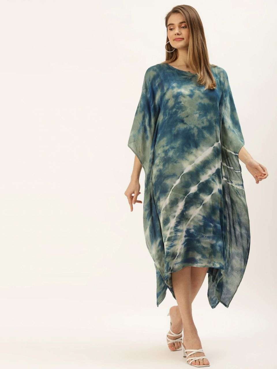 RASHI KAFTAN VOL-20 BY ASLIWHOLESALE DESIGNER RAYON TIE DYED PRINT KAFTAN 