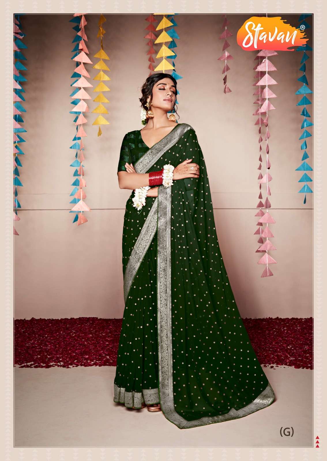 RIHANA VOL-9 BY STAVAN G TO K SERIES DESIGNER WEIGHTLESS SAREES