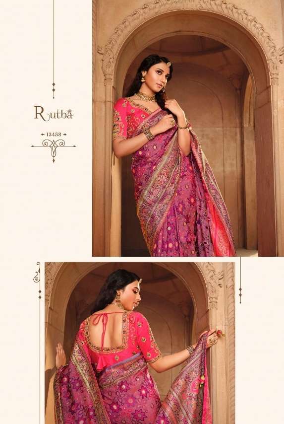 RUTBA VOL-7 BY ROYAL 13449 TO 13463 SERIES BANARASI SILK SAREES