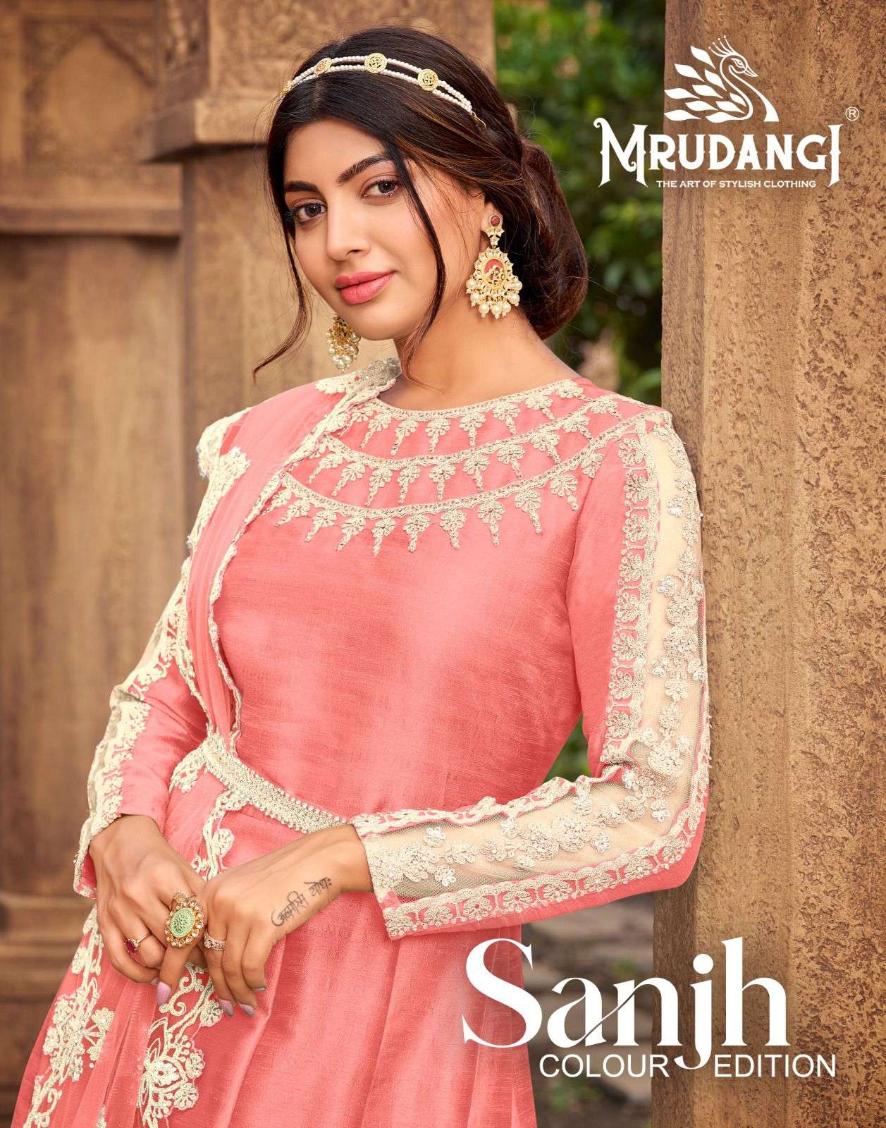 SANJH 2023 COLOUR EDITON-2 BY MRUDANGI 2023-G TO 2023-H SERIES SILK DRESSES